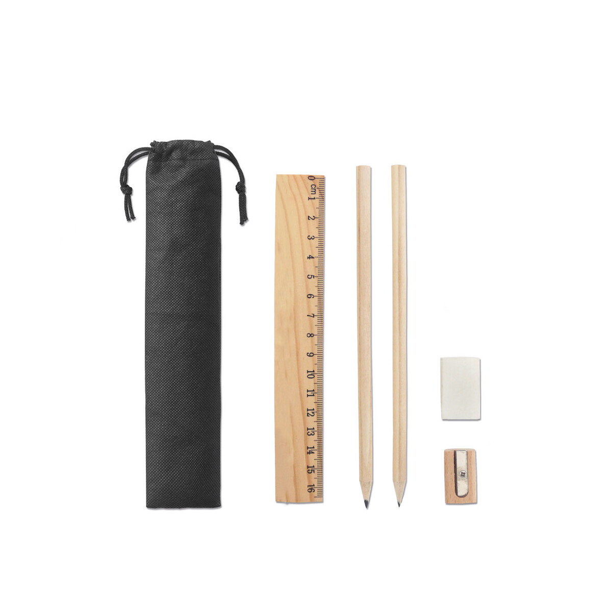 POCKETY. Zestaw do pisania dostarczany w etui z włókniny 11195_set