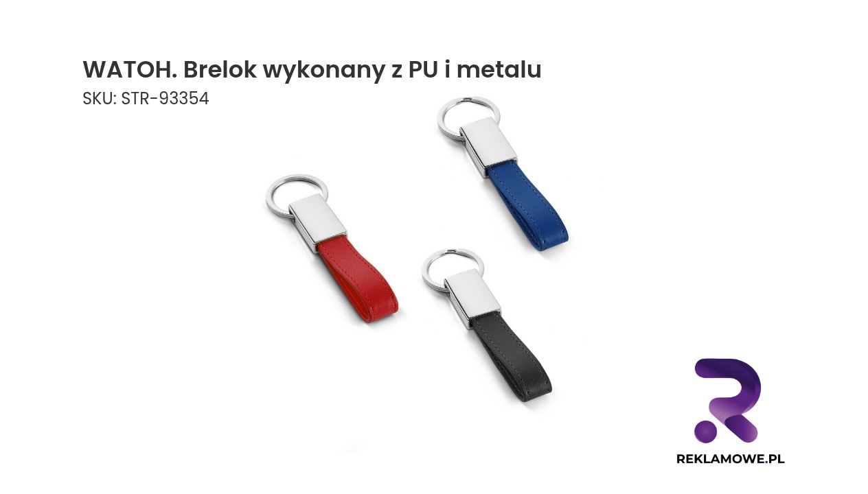 WATOH brelok wykonany z PU i metalu